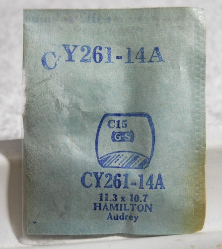 Cy261 14a watch crystal for - gs, cy261-14a
